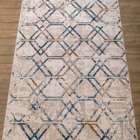 Ковер Rich NJ76A BLUE 2.0x2.9 Овал, фото 