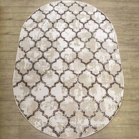 Ковер Rich NM82A BROWN 1.4x1.4 Круг, фото , изображение 7