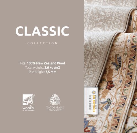 Ковер Bella 7336 51055. 1.2x4.0 м. 100% шерсть. Молдова, фото , изображение 8