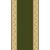 Дорожка Кремлёвская Акварель 20646 22111, цвет зеленый, 1.0x25.0 м