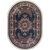 Ковер овальный Shahreza 2.00*2.85 дизайн d728 DARK-NAVY