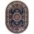 Ковер овальный Shahreza 1.60*3.00 дизайн d728 DARK-NAVY