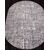 Ковер 8667 - GRAY - Овал - коллекция RICHI 1.00x2.00