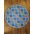 Ковер 21023.102 HANZADE - Голубой - Круг - коллекция Decovilla 0.80x0.80