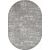 Ковер 8667 - GRAY-CREAM - Овал - коллекция RICHI 1.50x3.00