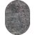 Ковер D771 - GRAY - Овал - коллекция SERENITY 2.80x3.80