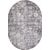 Ковер F050 - GRAY - Овал - коллекция TORNADO 1.50x3.00