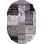 Ковер d216 - GRAY - Овал - коллекция SILVER 1.00x3.00