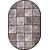 Ковер d328 - BROWN - Овал - коллекция VALENCIA DELUXE 1.50x2.30