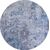 Ковер 03851A - BLUE / BLUE - Круг - коллекция ARMINA 3.00x3.00