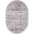 Ковер 1450 - ACIK GRI - Овал - коллекция MODA 0.80x1.50