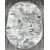 Ковер SANANDAJ 0.8х1.5 B026A_L GREY SHRINK / LIHGT GREY Полиэстер Турция, фото , изображение 5