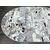Ковер SANANDAJ 0.8х1.5 B037A_L GREY SHRINK / LIHGT GREY Полиэстер Турция, фото , изображение 9
