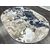 Ковер SEMNAN 0.8х1.5 D039A_CREAM SHIRINK / BLUE FDY Полиэстер Турция, фото , изображение 7