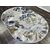 Ковер SEMNAN 0.8х1.5 D094A_D GREY SHIRINK / BLUE FDY Полиэстер Турция, фото , изображение 7
