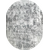 Ковер AMINA NP208 GREY 1,0х3,0 Овал, фото 