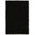 Ковер турецкий Super Shaggy Паффи BLACK черный. прямой 1.6x2.3