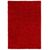 Ковер турецкий Super Shaggy Паффи RED красный. прямой 0.8x1.5
