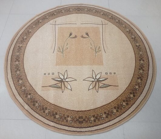 Шерстяной ковер 234 Lavanda 01148 1.5x1.5 м. круг. Floare-Carpet SA. Молдова